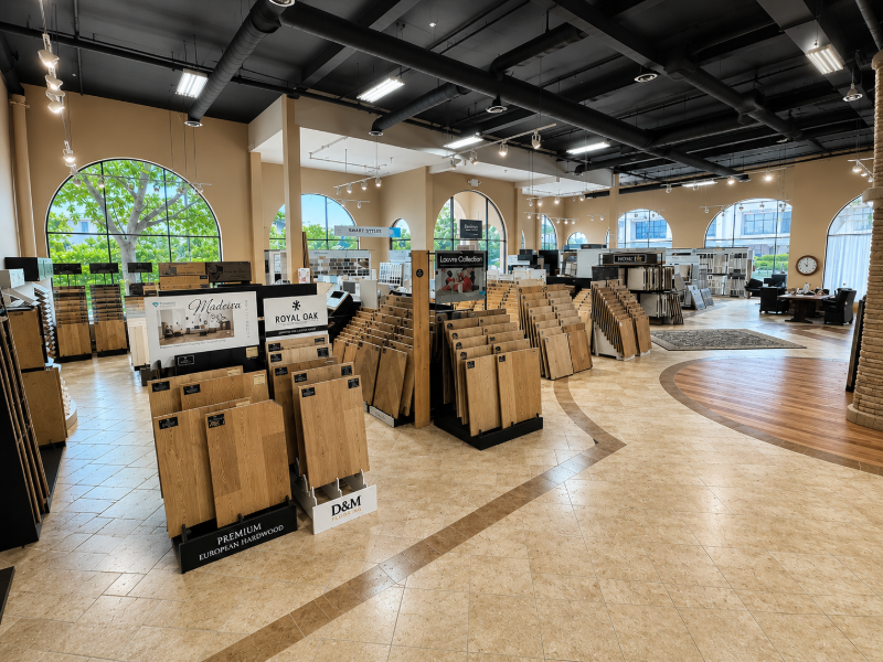 Flooring displays in Agoura Hills Flooring Store