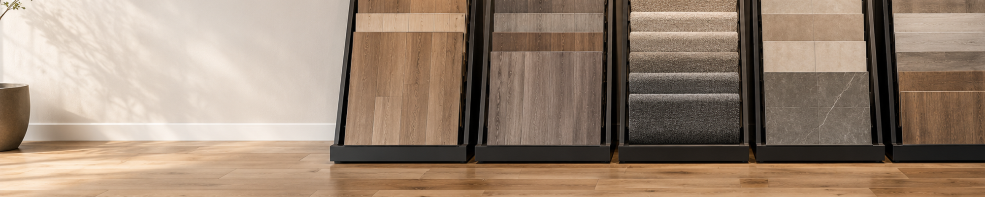 Flooring display in a local Agoura Hills showroom