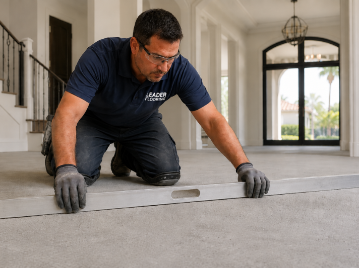 Leveling concrete in Agoura Hills