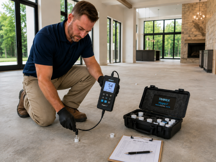 Concrete Moisture test in Agoura Hills, CA