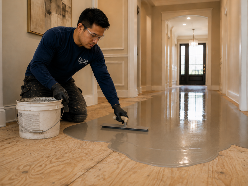 Repairing Moisture damage on Plywood floor
