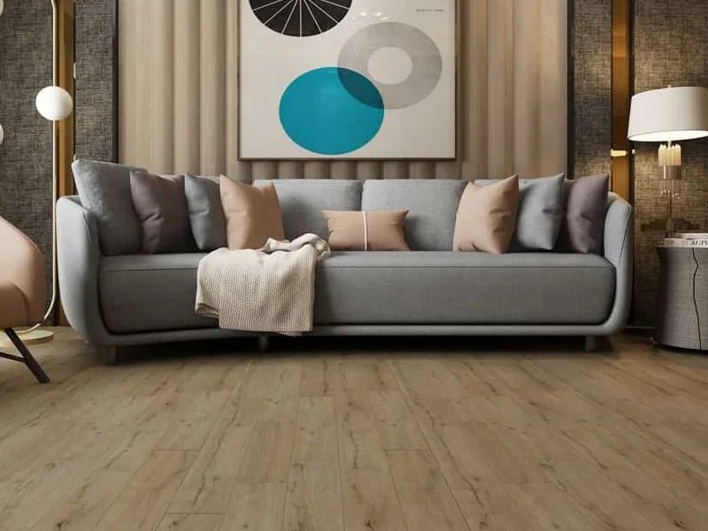 Vinyl flooring in a Newbury Park home by Leader Flooring