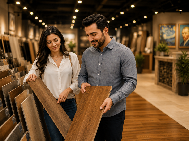 Shopping for floors in an Agoura Hills Flooring Store