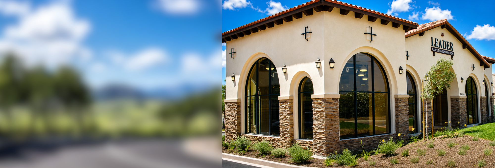 Leader Flooring Showroom exterior in Agoura Hills, CA